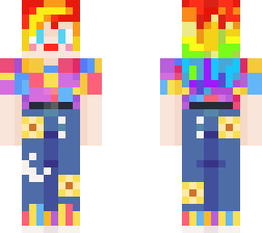 rainbow mullet clown