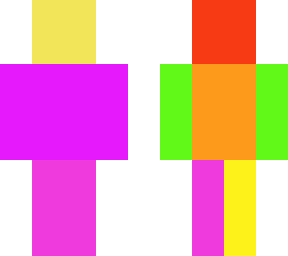 rainbow person