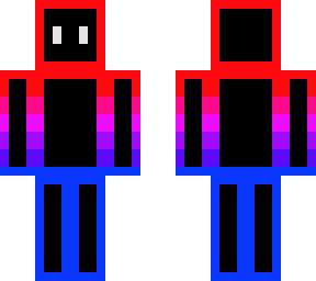 red and blue rgb with red to green under