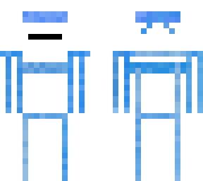 blue blindfold