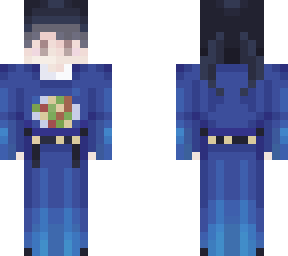 blue robe