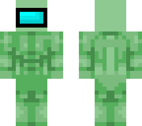 green strong  amongus