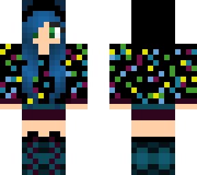 blue haired omnigeode hoodie