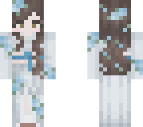 blue kimono