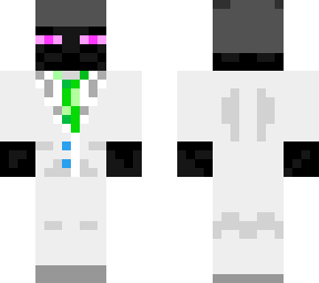 enderman in white suit