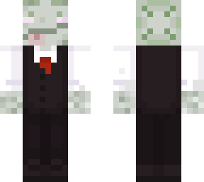 frog with a suit