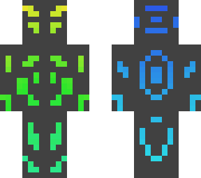 lime faded robot
