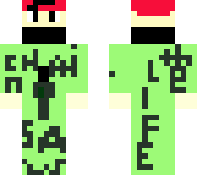 mrmole1984 chainsaw the life skin