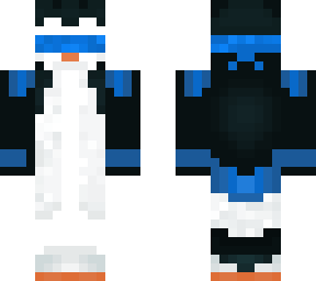penguin blue blindfold