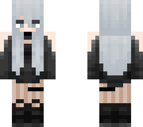 white hair witch girl