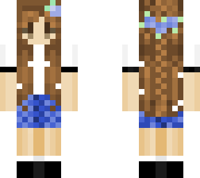 blue school girl