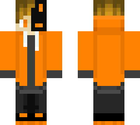 half- bunny mask guy  ( orange )