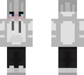 white hoodie