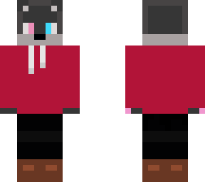 wolfie the queer [red hoodie]