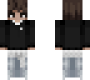 black sweater