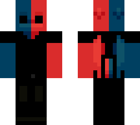 blue and red dragon