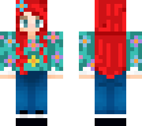 flower jumper cute red hair