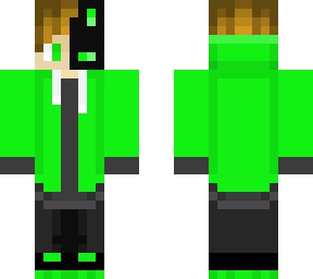 half- bunny mask guy  ( green )