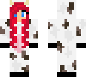 red haired cow onesie