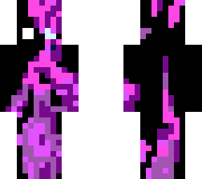 the purple or pink