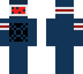 blue and red robot