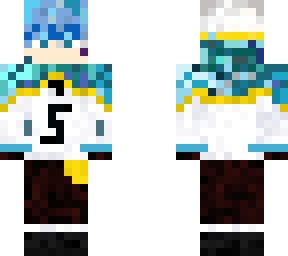 blue hair boy