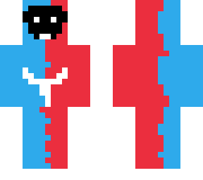 aura red blue skin