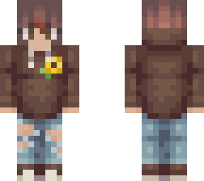 brown hoodie
