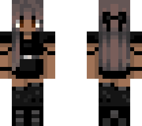 dark academia poc girl goth version