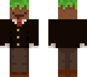 grass guy with suit