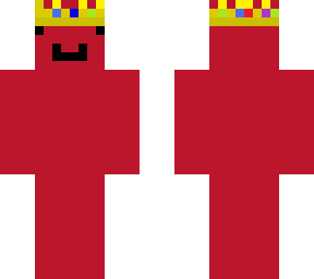 red blob with crown