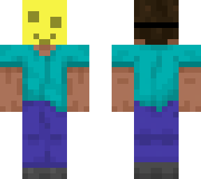 steve with cheeseboxed mask