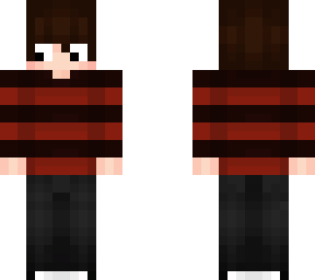 updated red stripped shirt