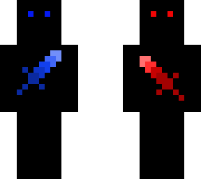 blue and red