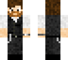 brown hair, ginger beard, gentleman, classic waistcoat