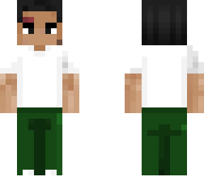 green sweatpants