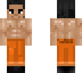 jumpsuit halfway (shirtless)