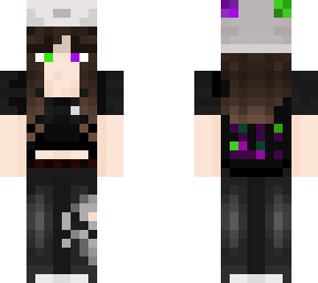 multicolored eye girl