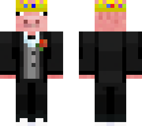 technoblade in a suit