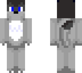 wolfi with blue eyes