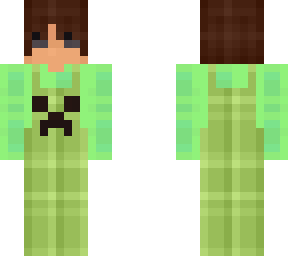 casual boy - minecraft overalls