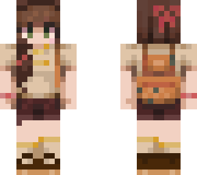 girl with backpack