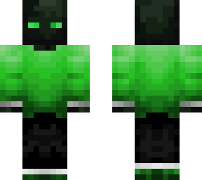 green shirt blocky guy
