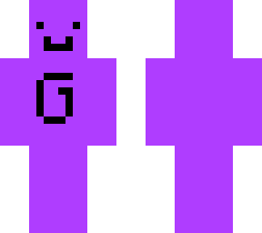 happy purple man