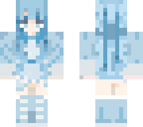 blue hair