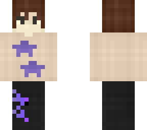 casual boy - purple stars - matching