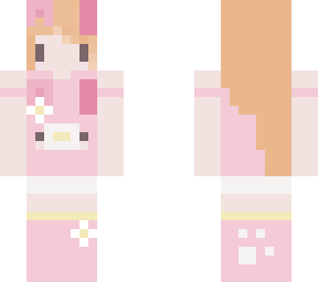 chibi girl my melody (ears only this time lol)
