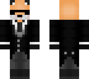 cool fox in a suit