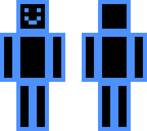 happy blue guy