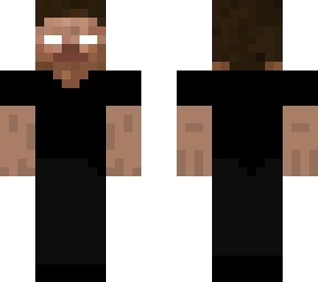 herobrine in black